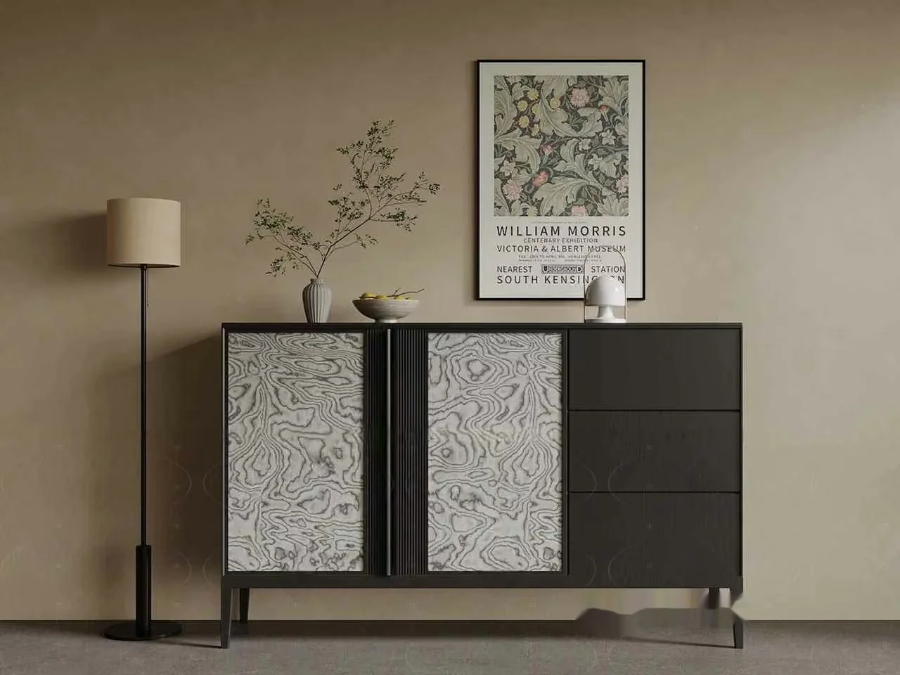 Modern Sideboard Furniture 3D Model – 19065 – VRAY Render