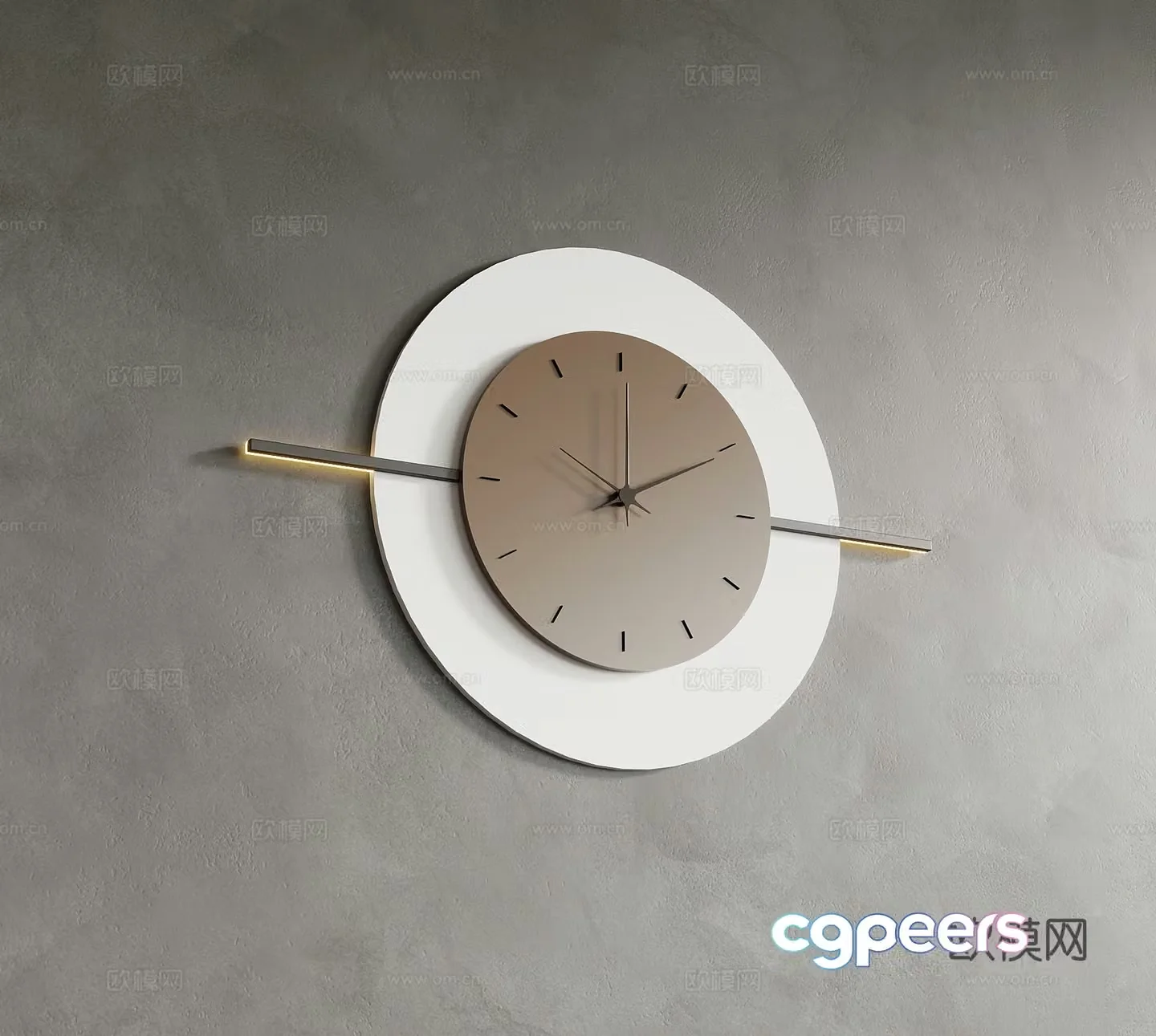 Watches modern simple clocks wall clocks wall decorations 3D model