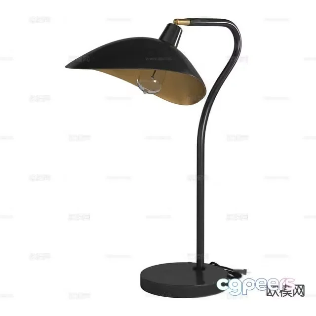 modern table lamp 3d model