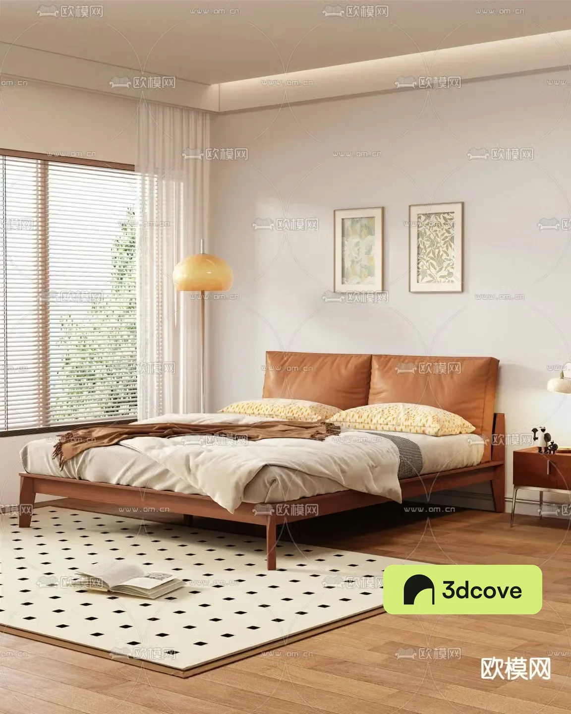 Nordic double bed