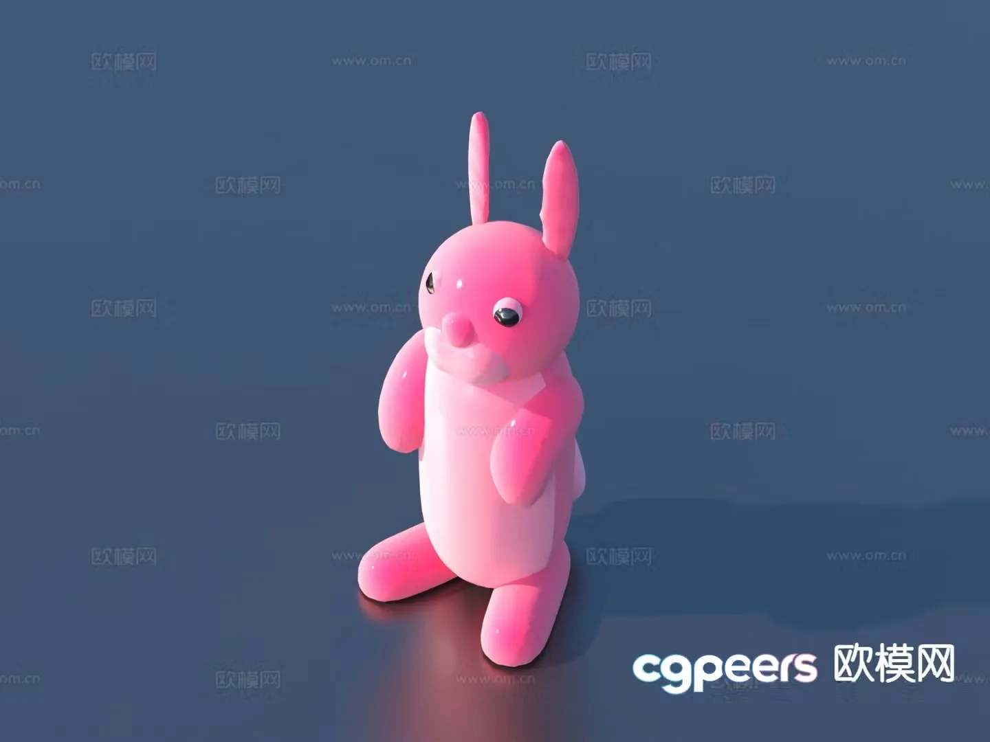 Cartoon toys animal doll 3d model