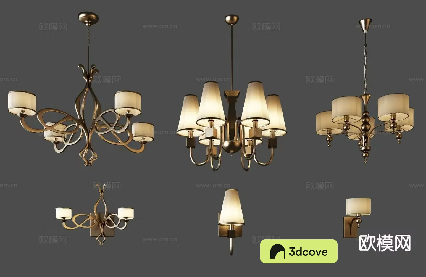 Simple European chandelier hall chandelier