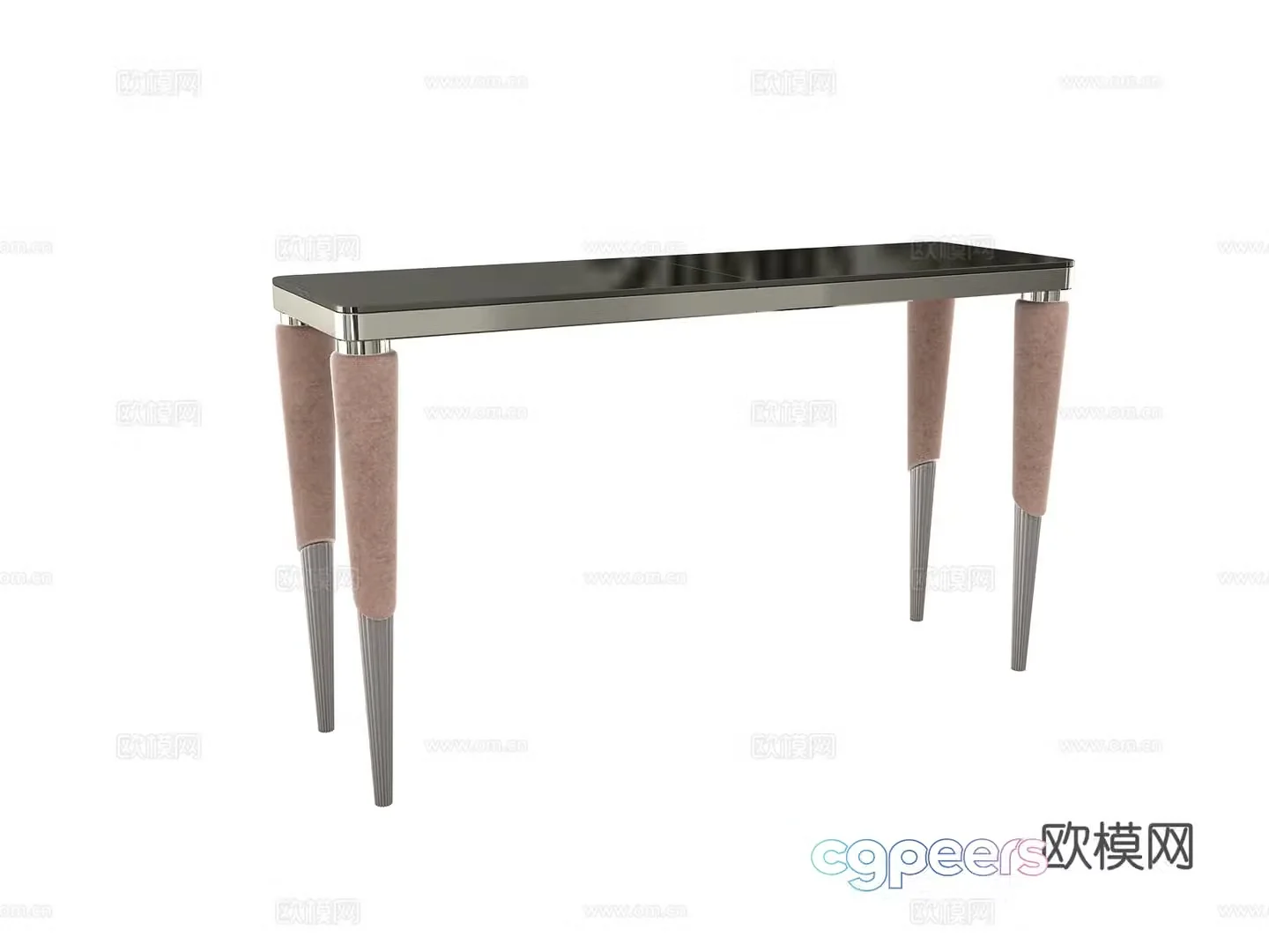 Modern dining table 3d model