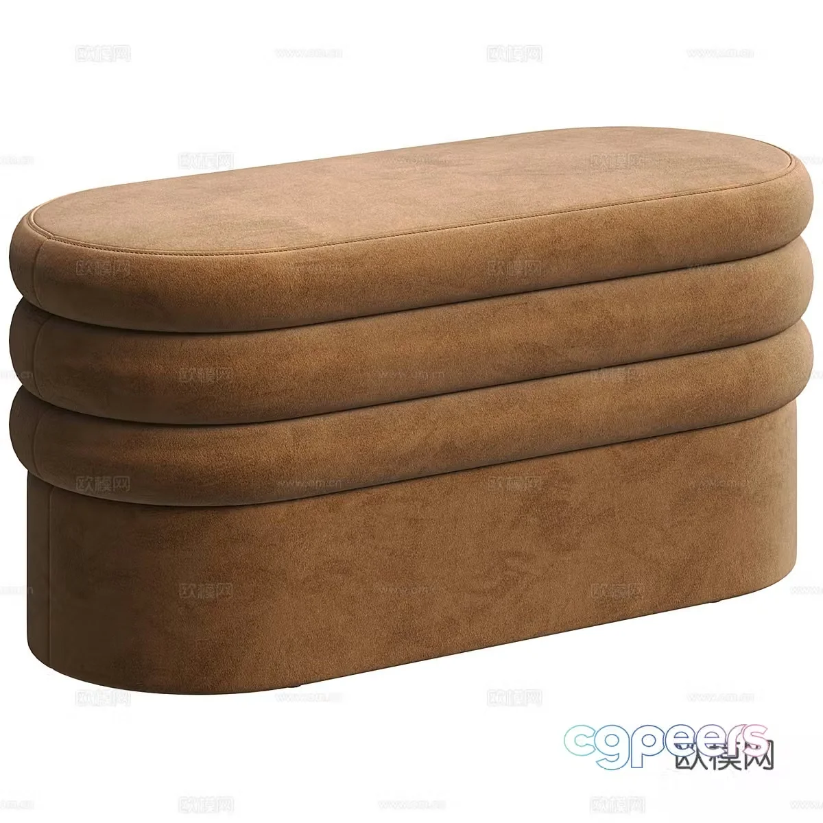 New Chinese -style shoe stool 3D model