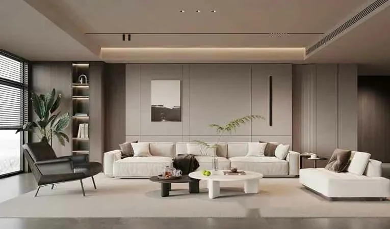 Modern Living Room 3D Model – 4037 – VRAY Render