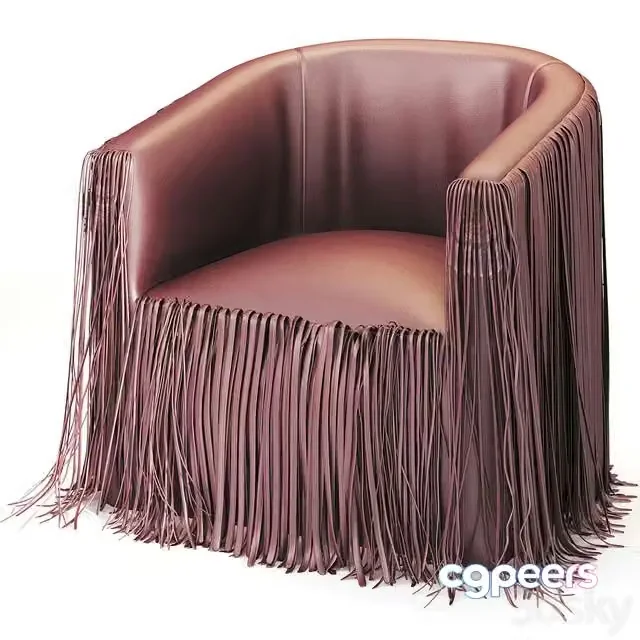 3ds Max Free – Shaggy Leather Swivel Chair in NeKeia Leather