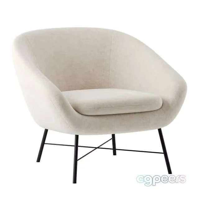 3ds Max Free – Barrow lounge chair by Ethnicraft