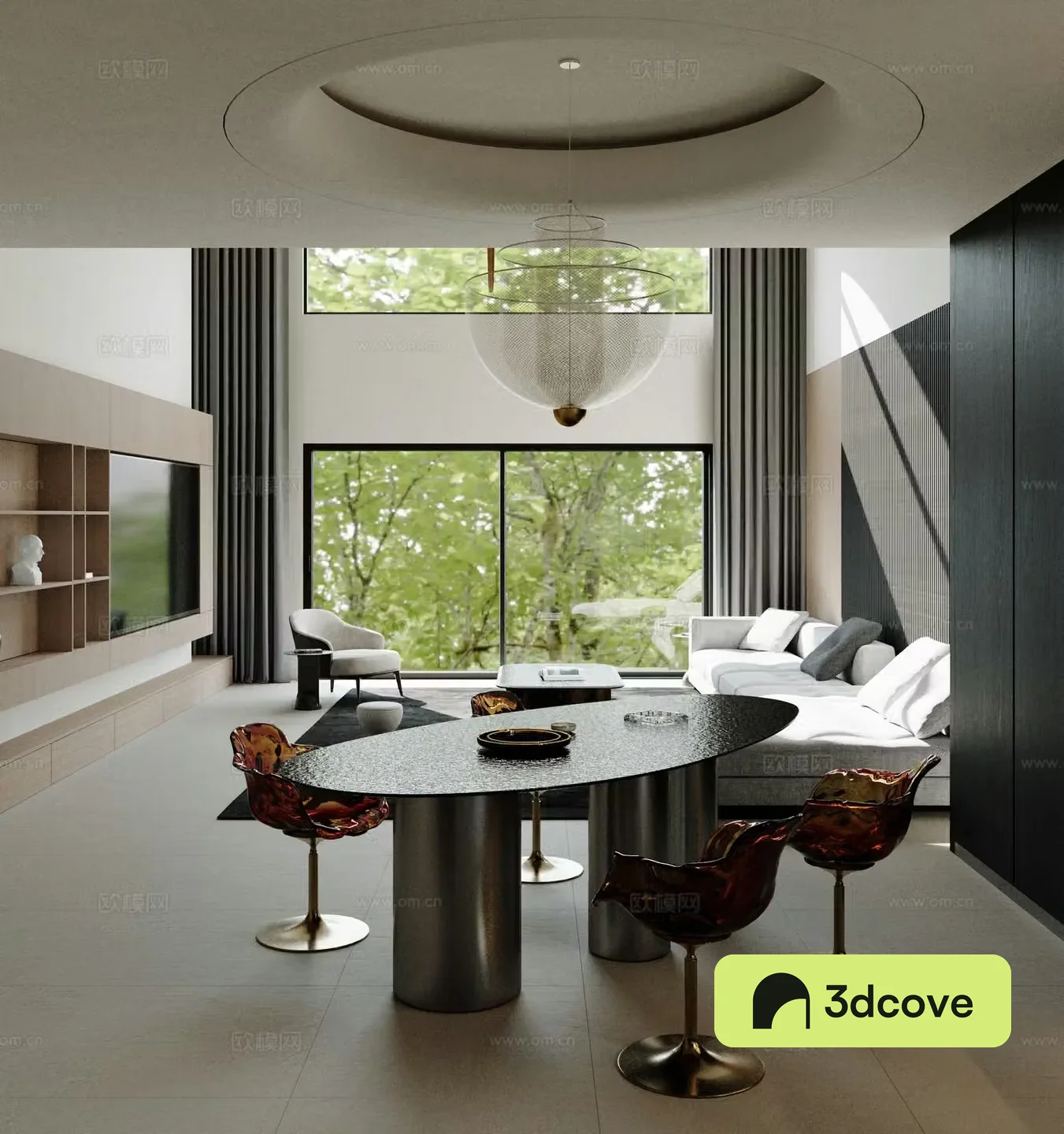 Modern Italian dining room