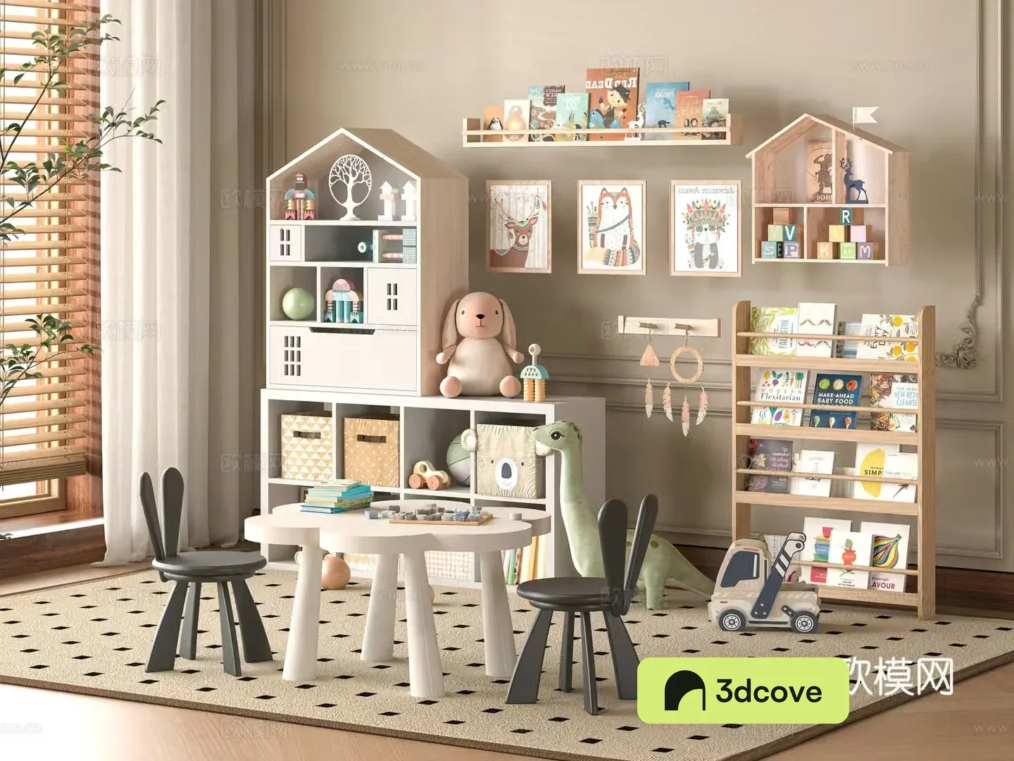 Modern children’s entertainment room