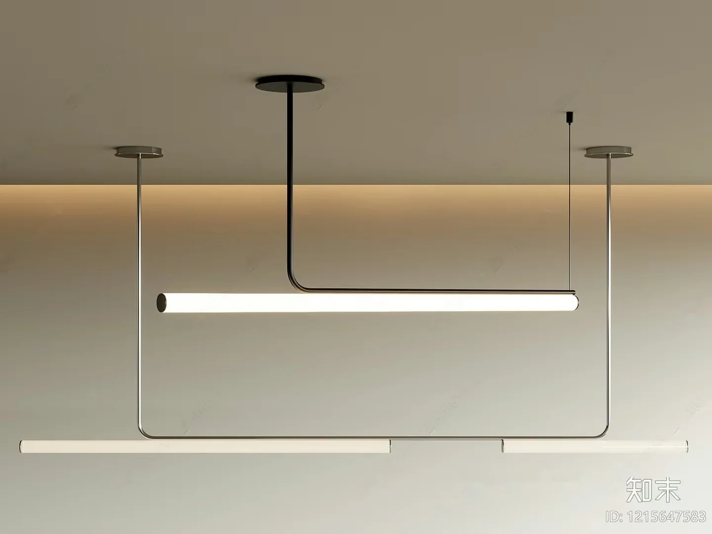 Modern Light Fixture 3D Model – 9915 – VRAY Render