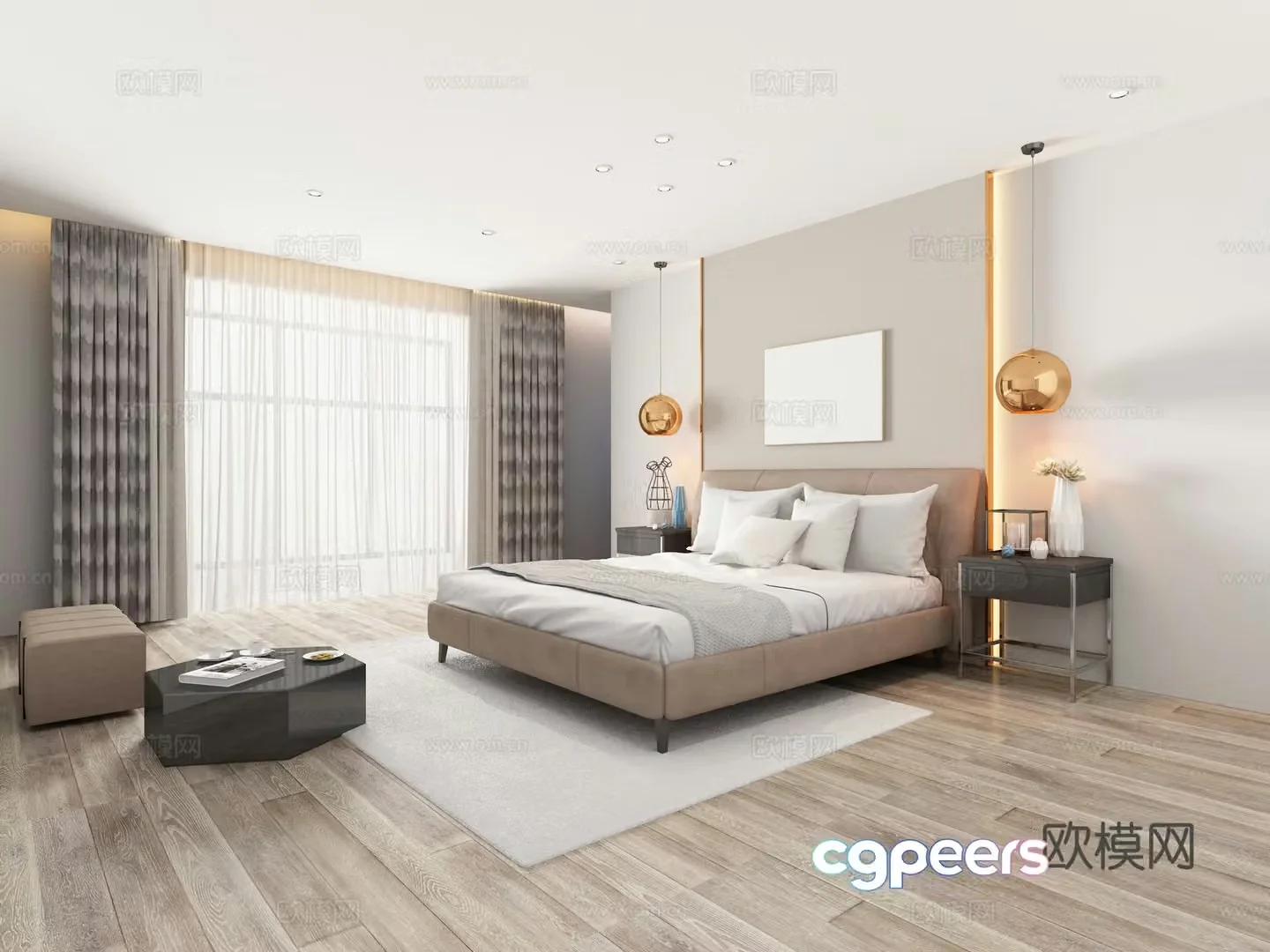 Modern solution—-Second bedroom 0013d â€‹â€‹model