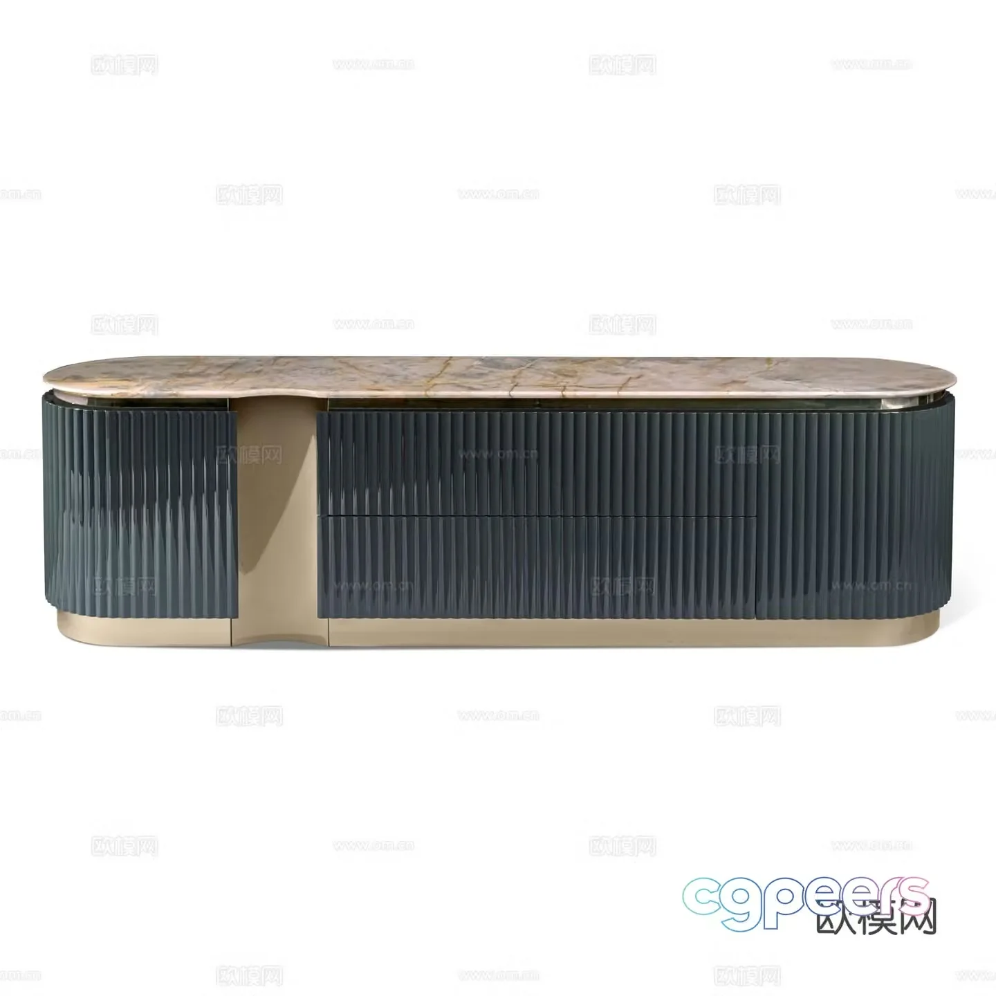 Visionnaire LEONARDO side cabinet 3d model