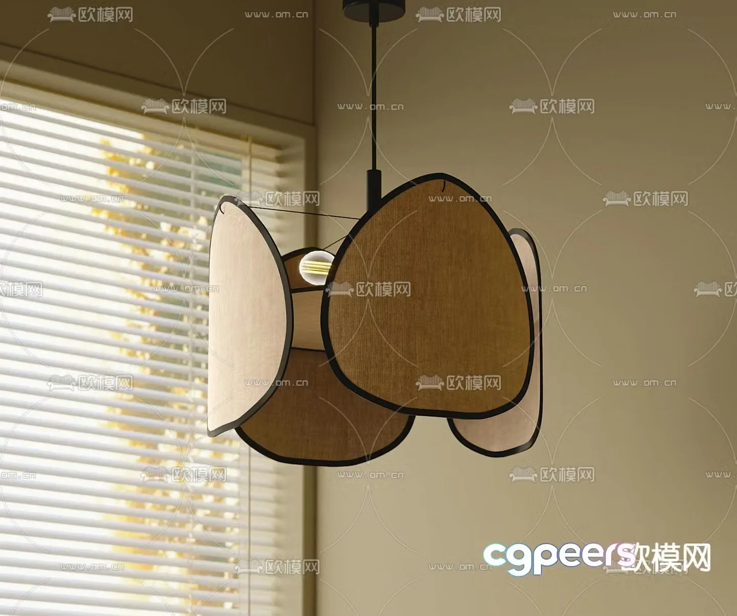 Wasabi Chandelier Hall Chandelier 3D Model