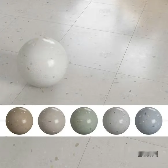 A Ball On A Floor 3D Model – 23364 – CORONA Render