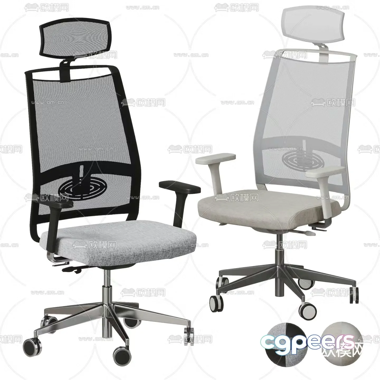 Office chair executive chair 3d model