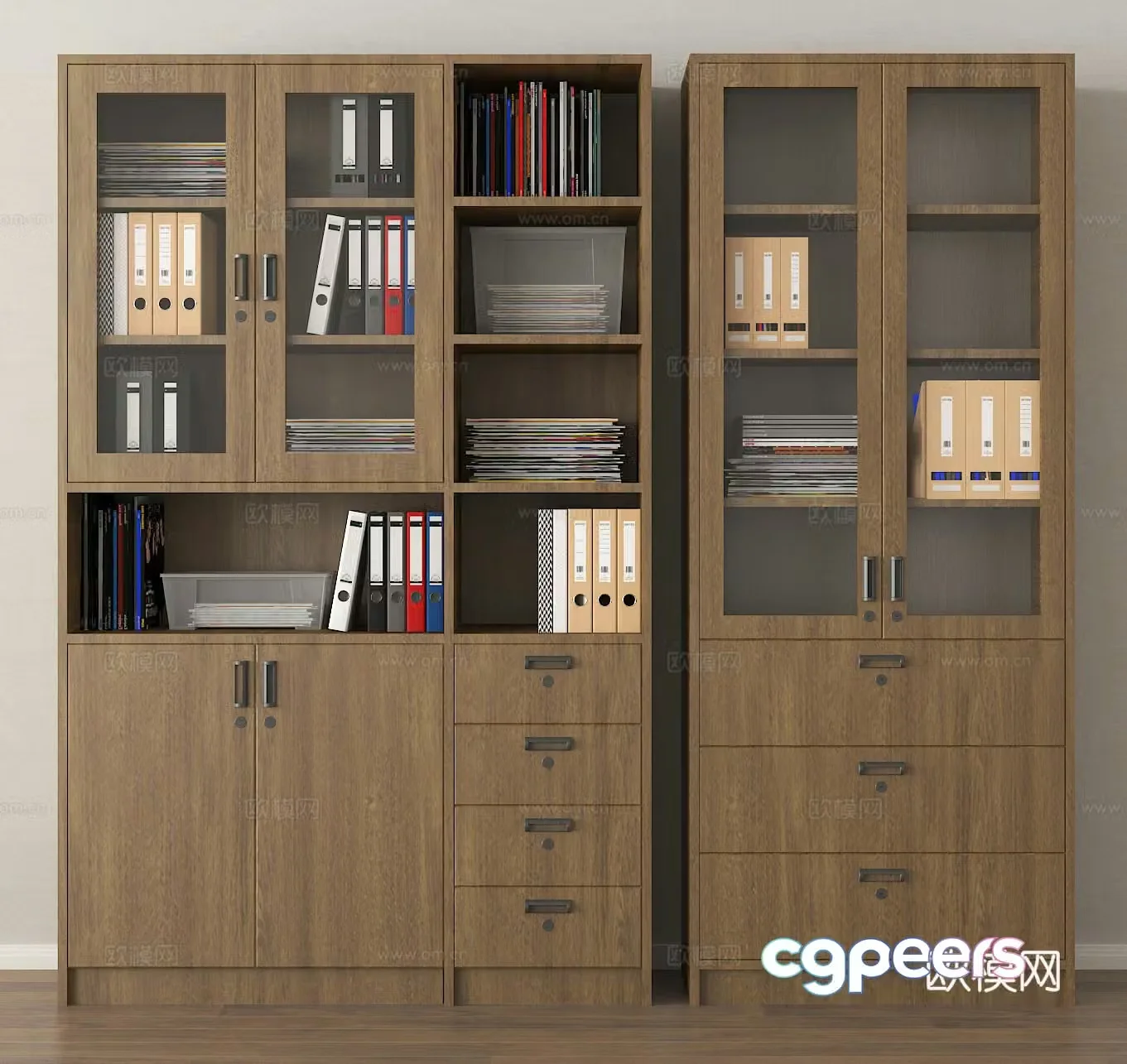 File cabinet Information cabinet File cabinet Storage cabinet Office cabinet 3D model
