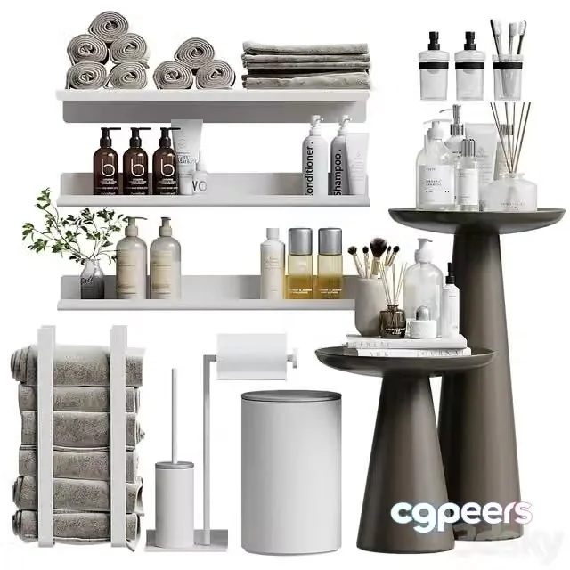 3ds Max Free – Bathroom Accessories 70