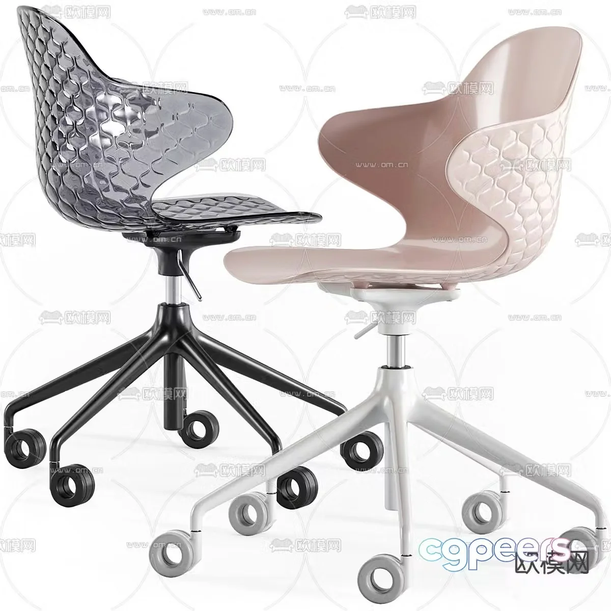 Saint office lounge chair 3d model