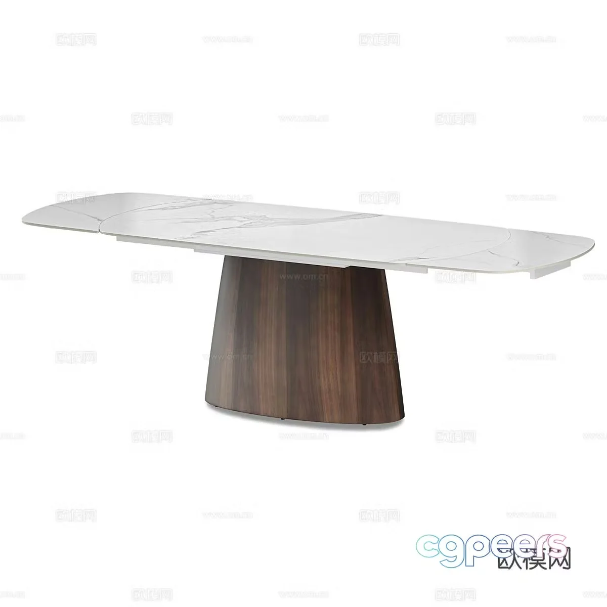 Modern dining table 3d model