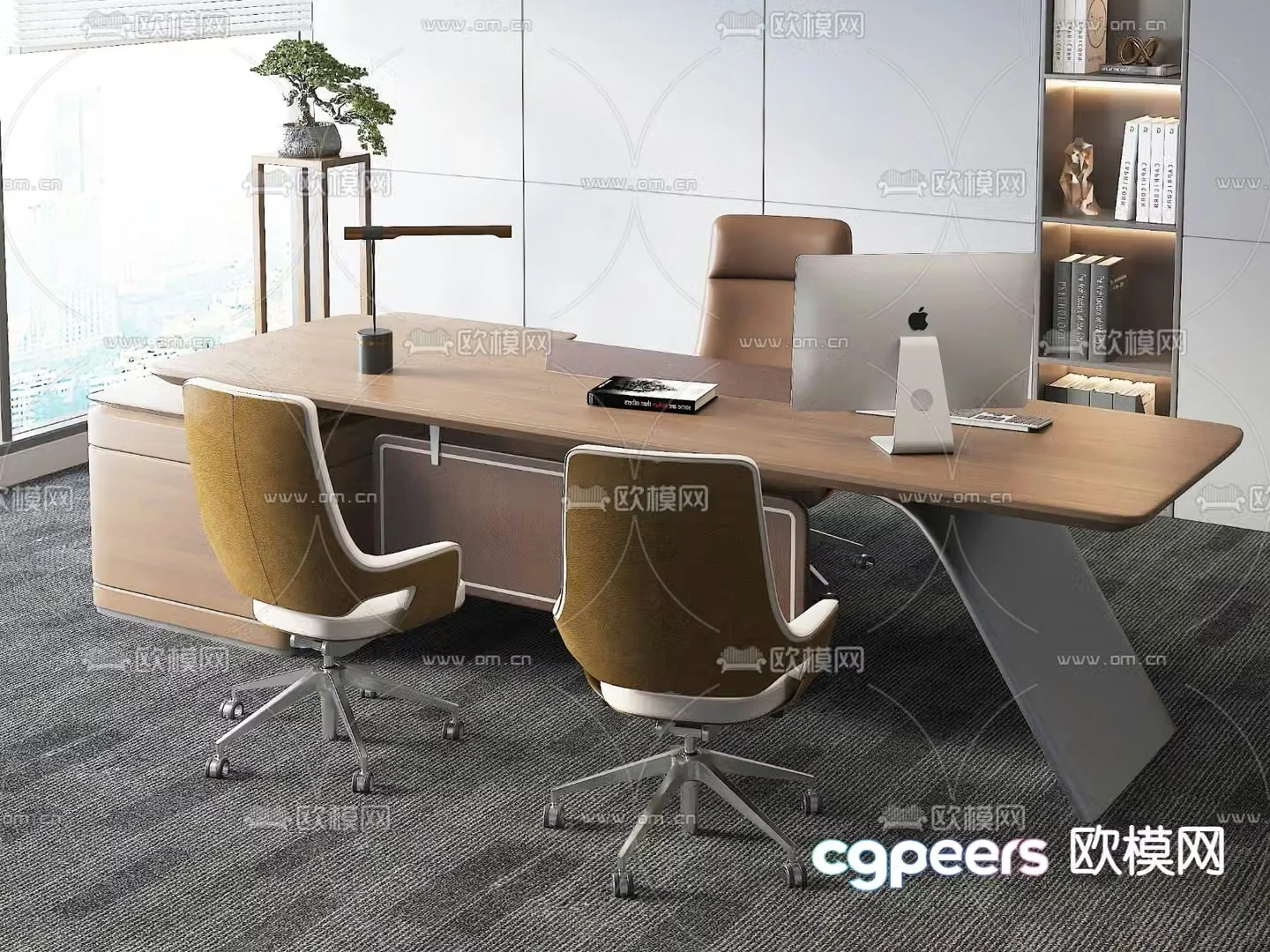Executive desk executive desk 3d model