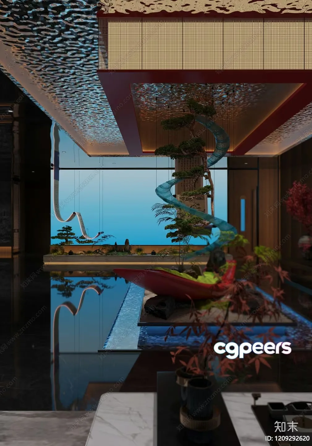 Modern Interior Design 3D Model – 9353 – CORONA Render