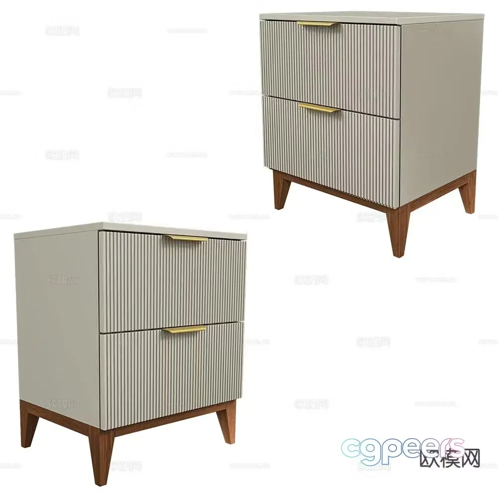 Mister modern bedside table 3d model