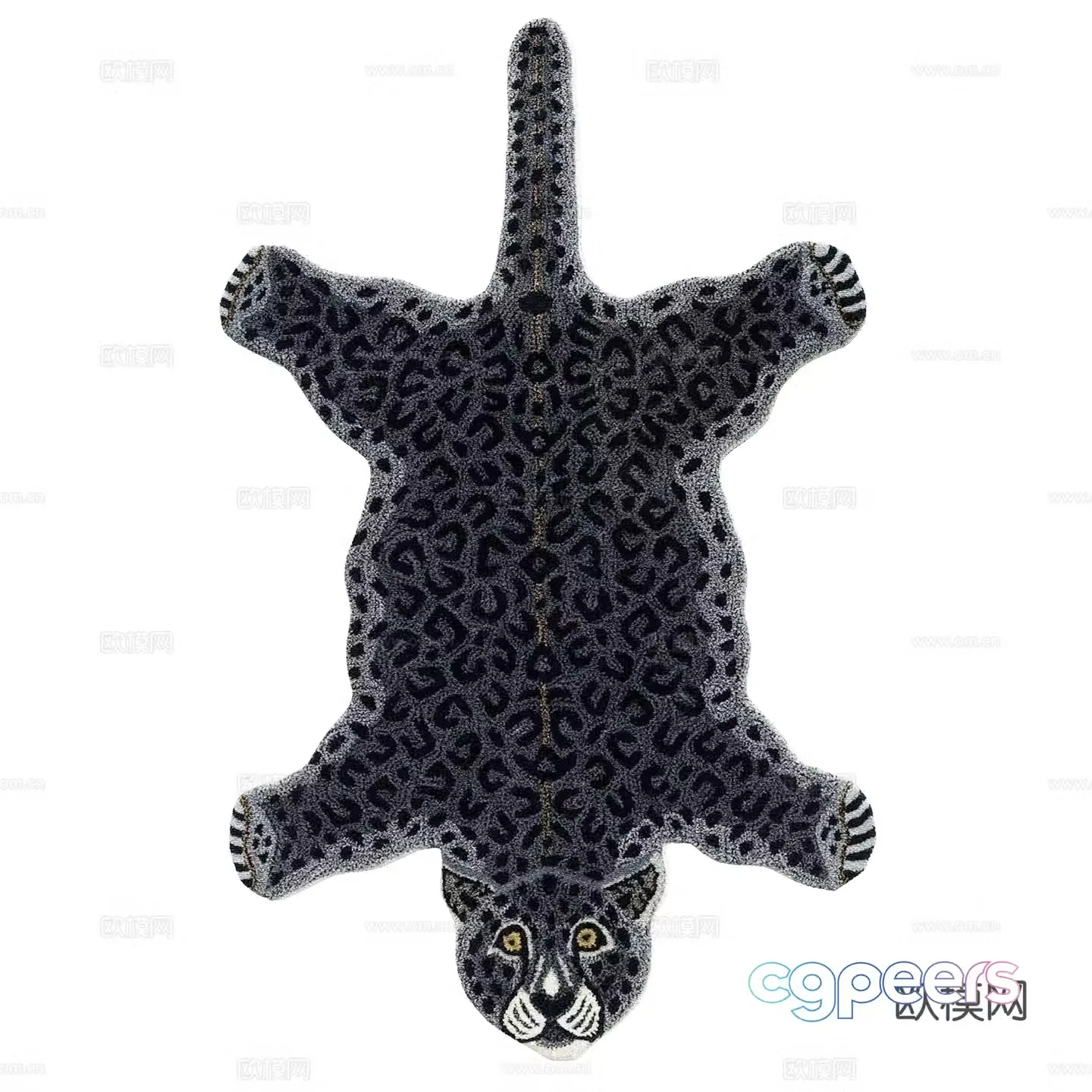 Modern children’s carpet 3d model