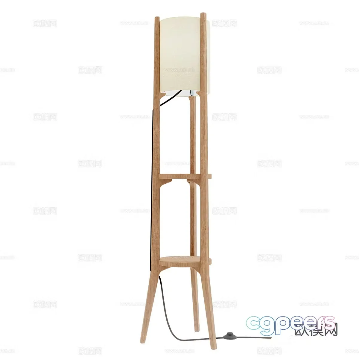 Modern simple floor lamp Floor lamp Simple floor lamp Study floor lamp Lamp 3D model