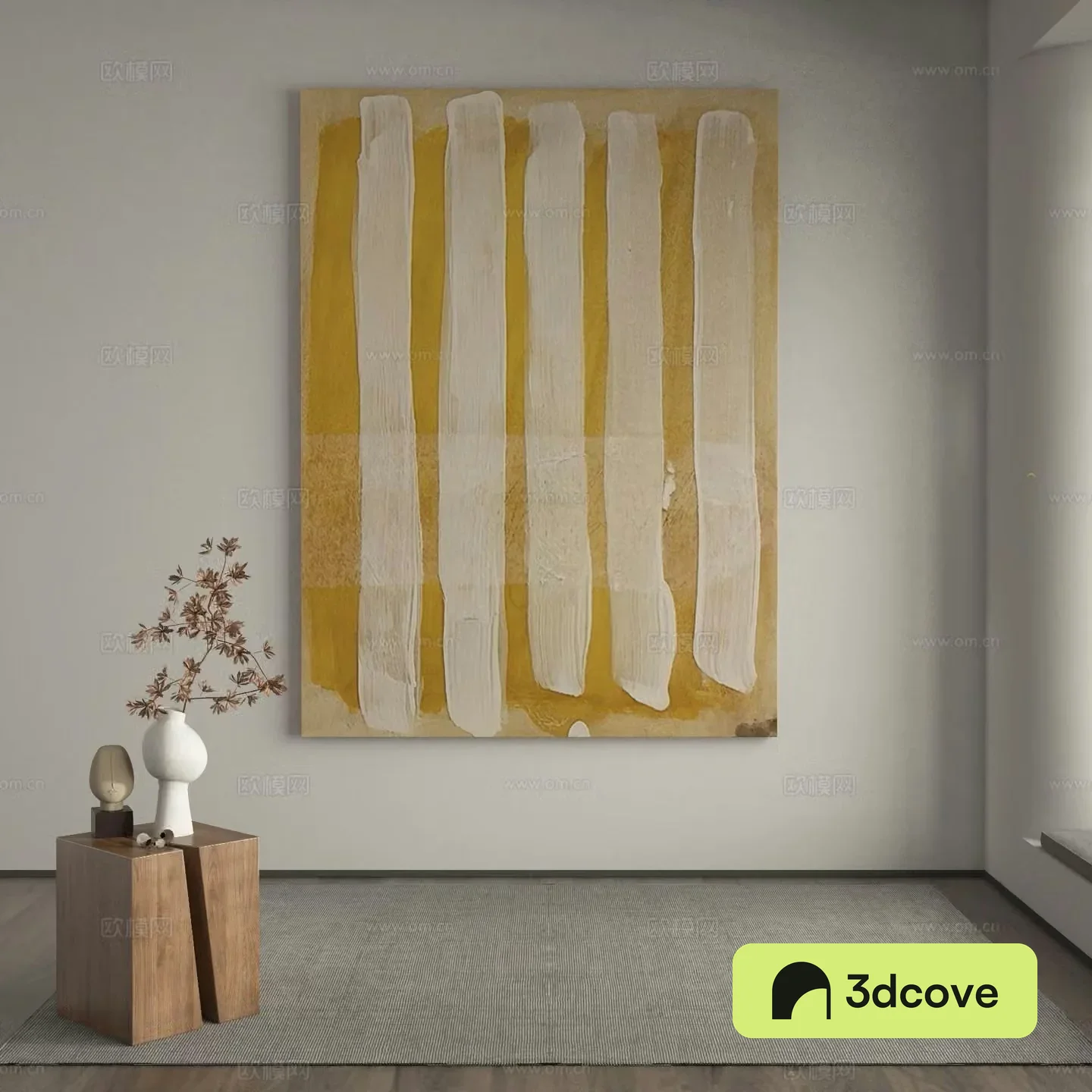 Wabi-sabi painting texture painting decorative painting hanging painting