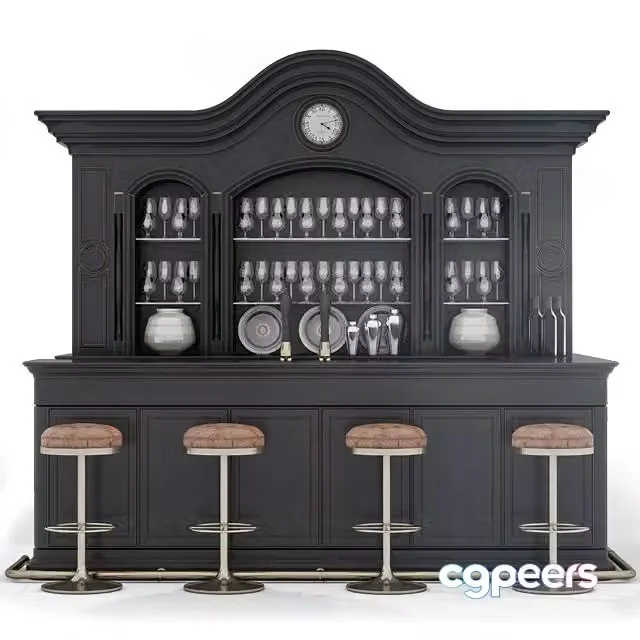 3ds Max Free – BAR BAR RECEPTION DESK 02