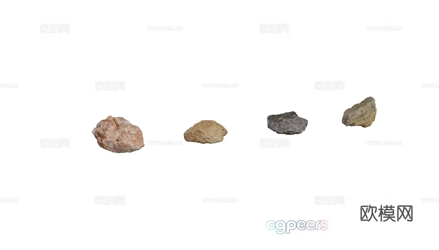 Modern stones mountain stones molding stones landscape stones garden stones group of stones natural weathered stones 3D model