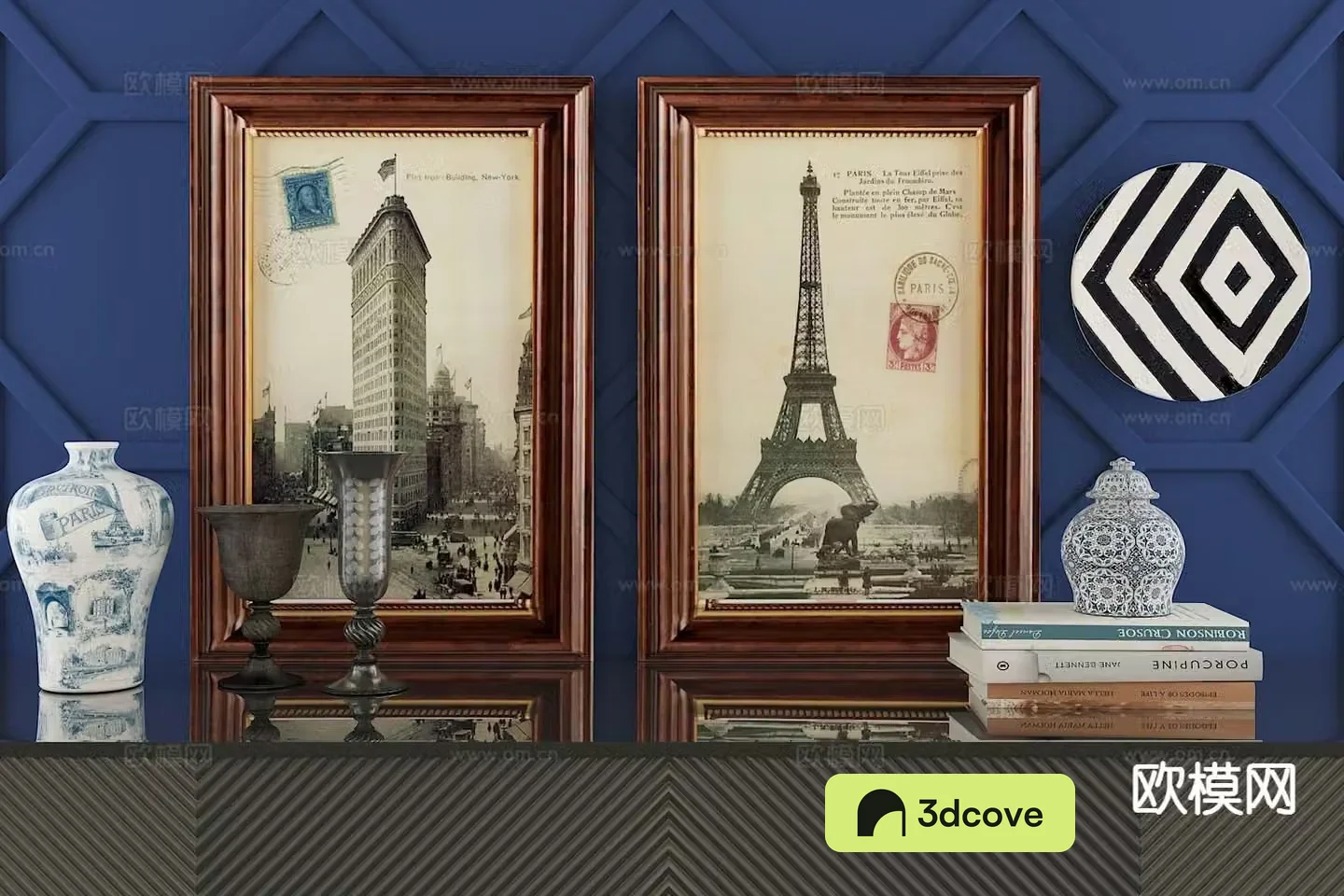 European decorative painting architectural painting hanging painting