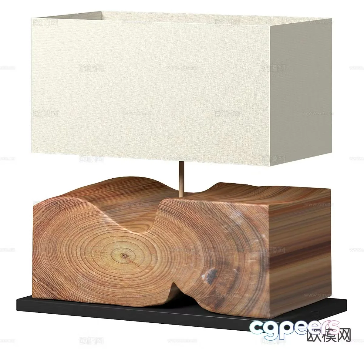 Nordic table lamp 3d model