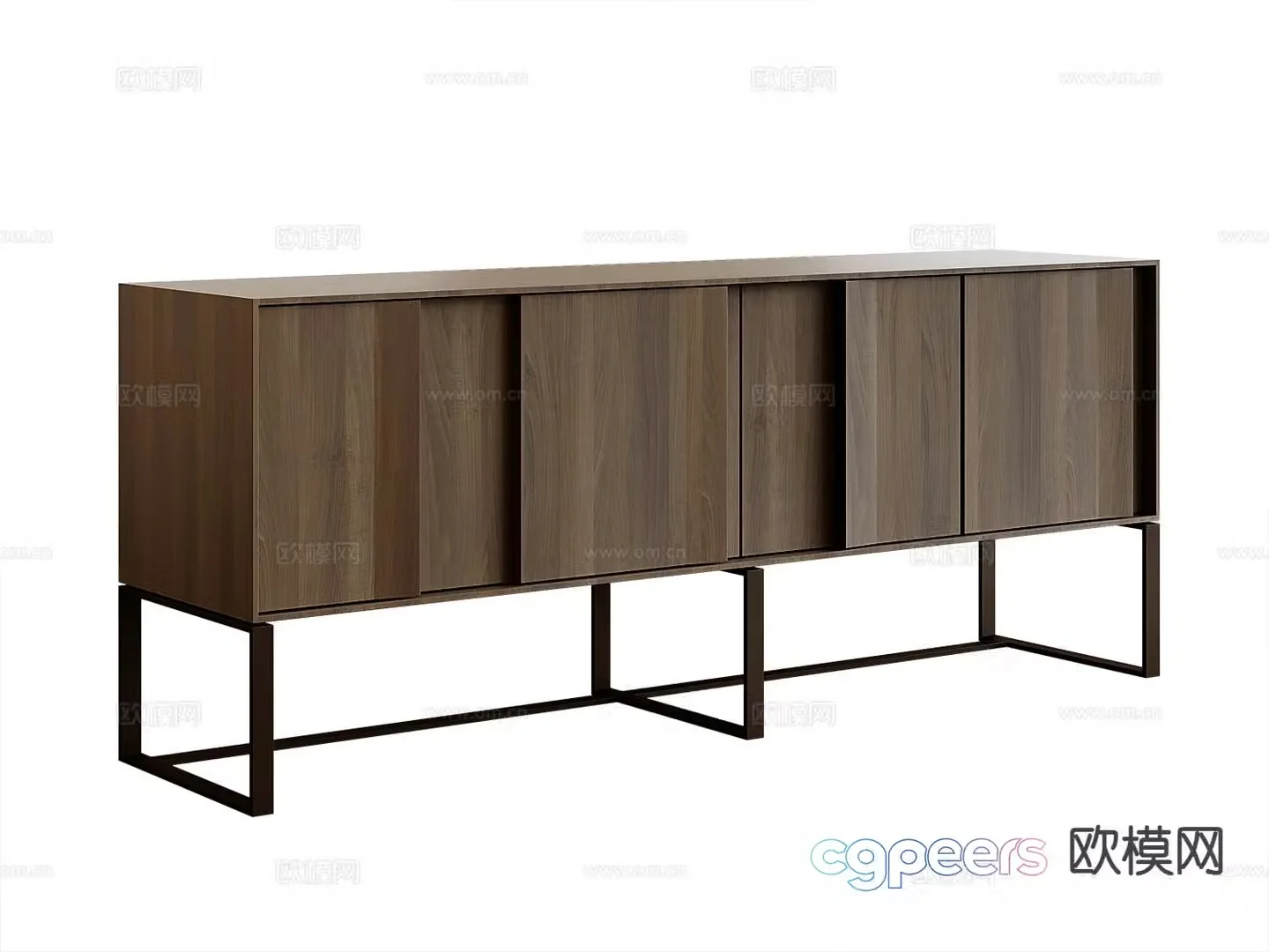 Modern entryway cabinet side cabinet 3d model