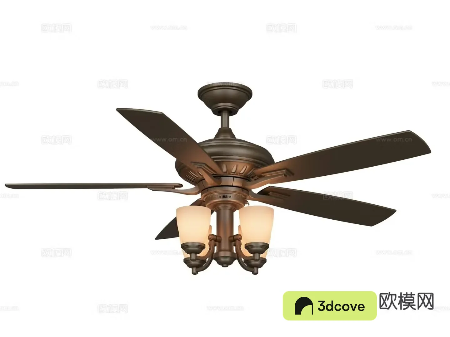 Medieval style ceiling fan lamp fan chandelier