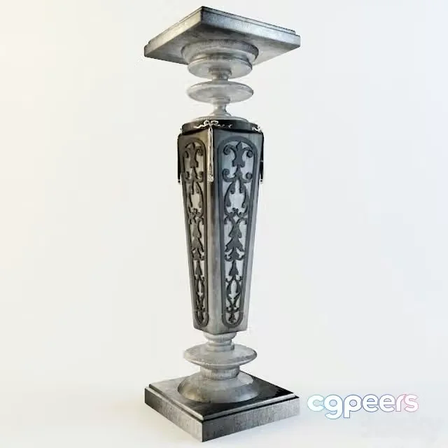 3ds Max Free – Pedestal-Colonna