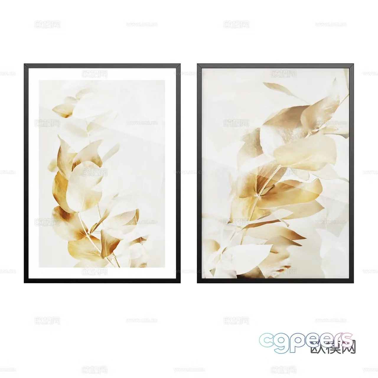 Desenio Modern hanging paintings Decorative painting Art painting Abstract painting Nordic painting 3d model