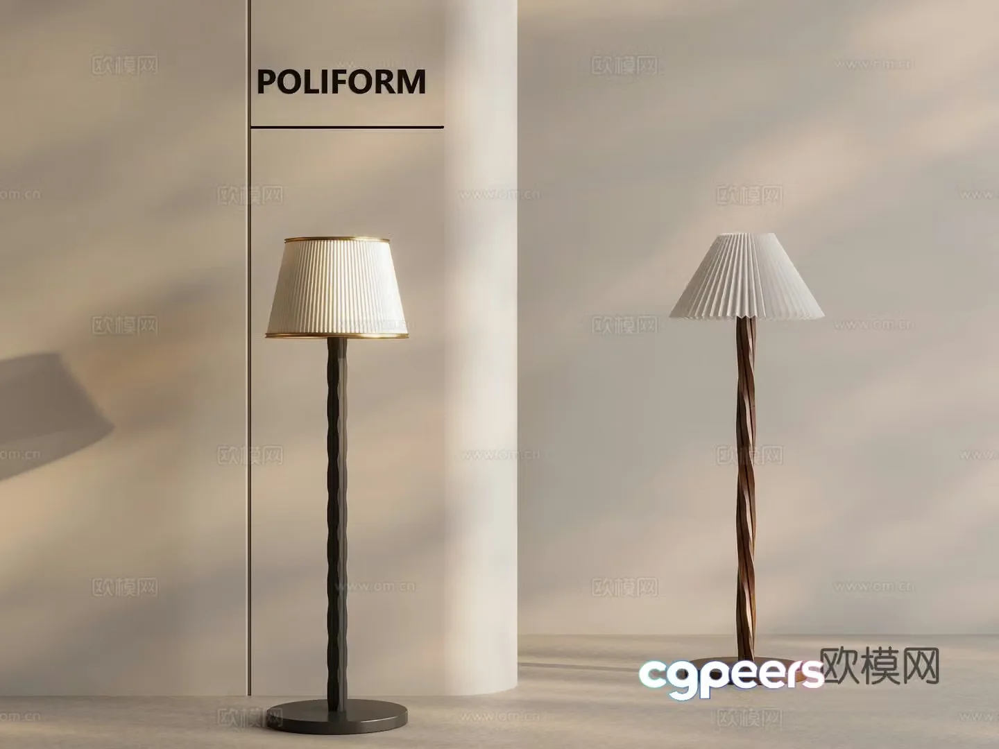 French floor lamp retro floor lamp Chinese retro floor lamp French retro floor lamp 3d model