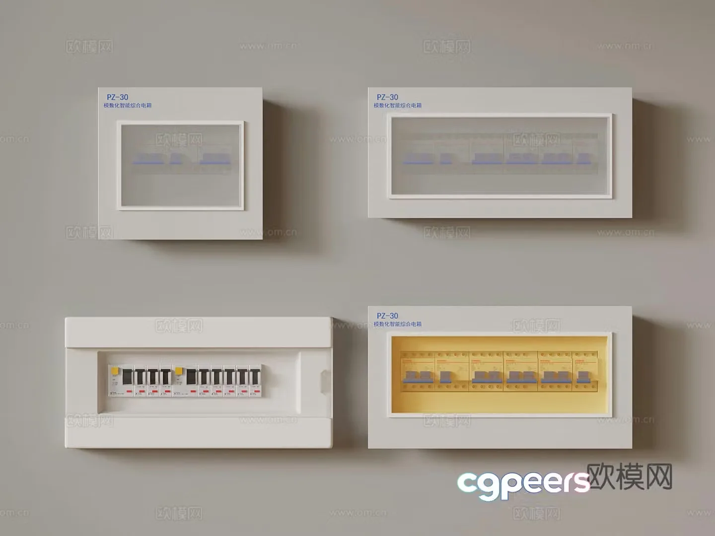 Other electrical appliances Modern electric box switch 3D model