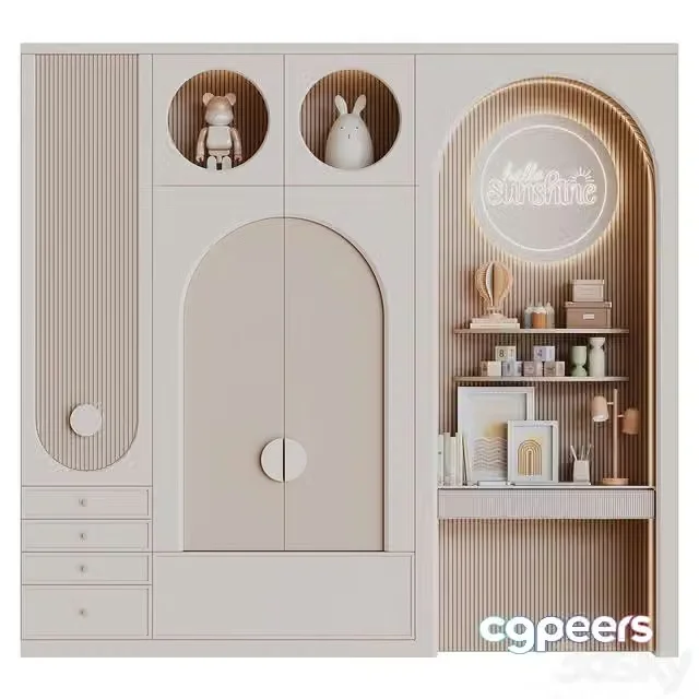 3ds Max Free – Child Room Decor-31