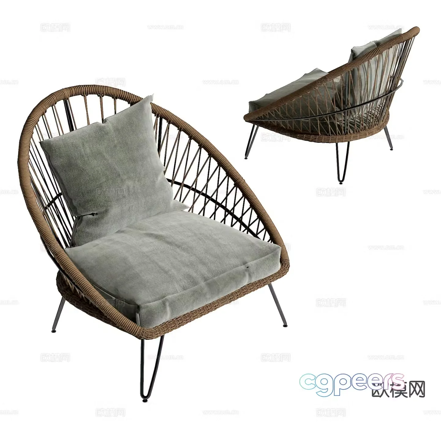 Wasabi Leisure Chair 3D Model