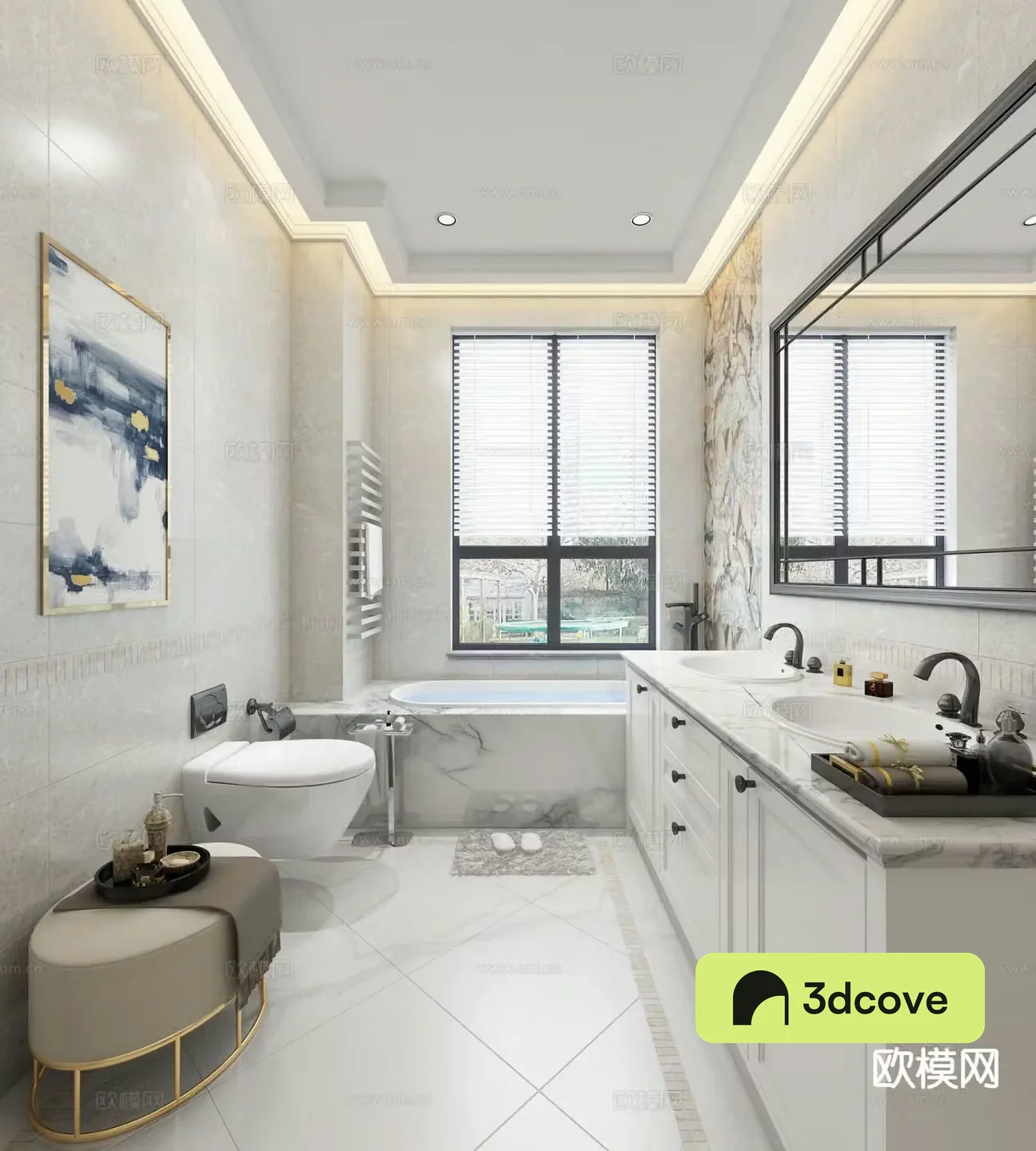 European style bathroom
