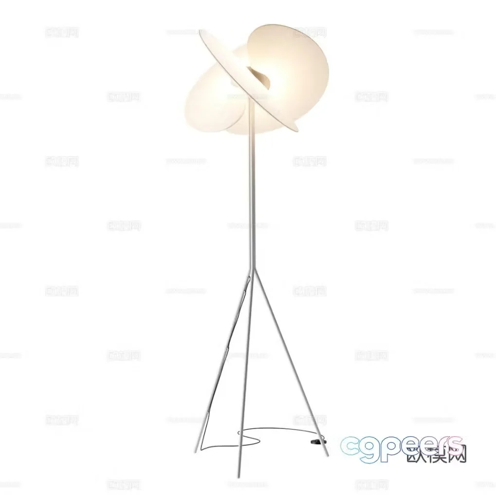 Modern Italian floor lamp 3d model