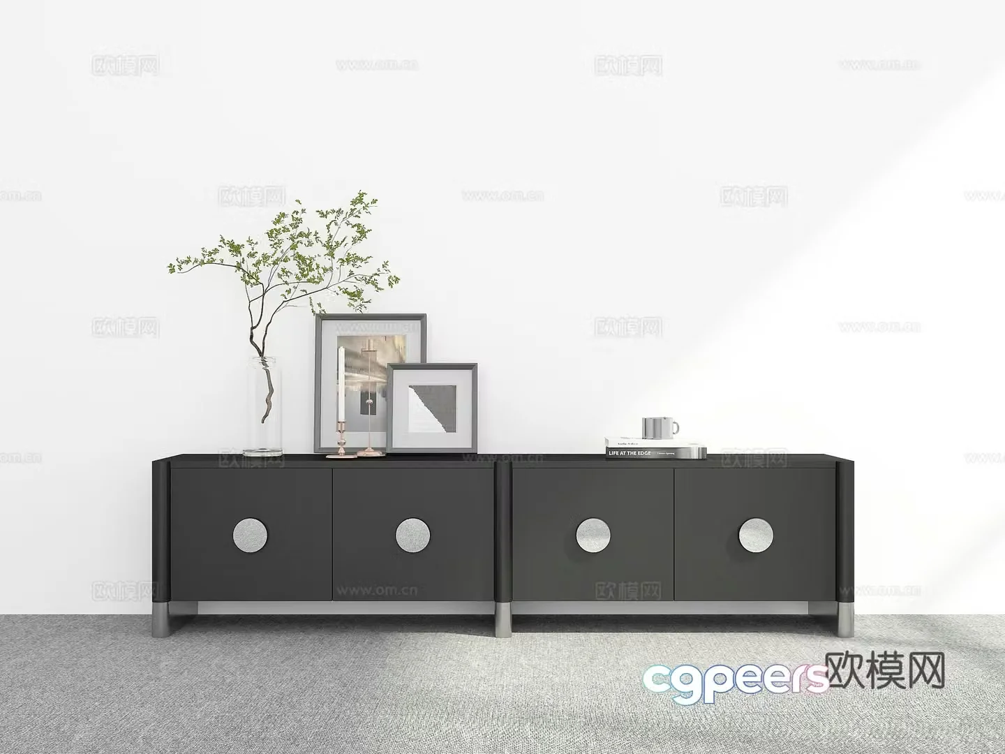 Modern TV cabinet 3d model