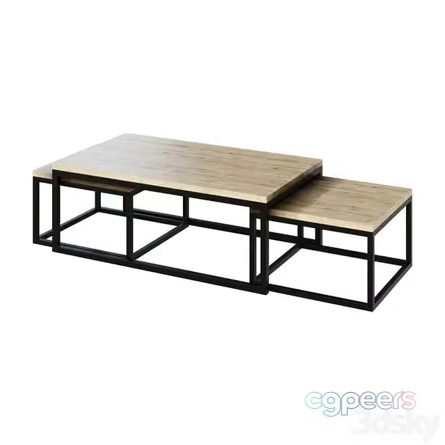 3ds Max Free – Coffee table LONG ISLAND coffee table