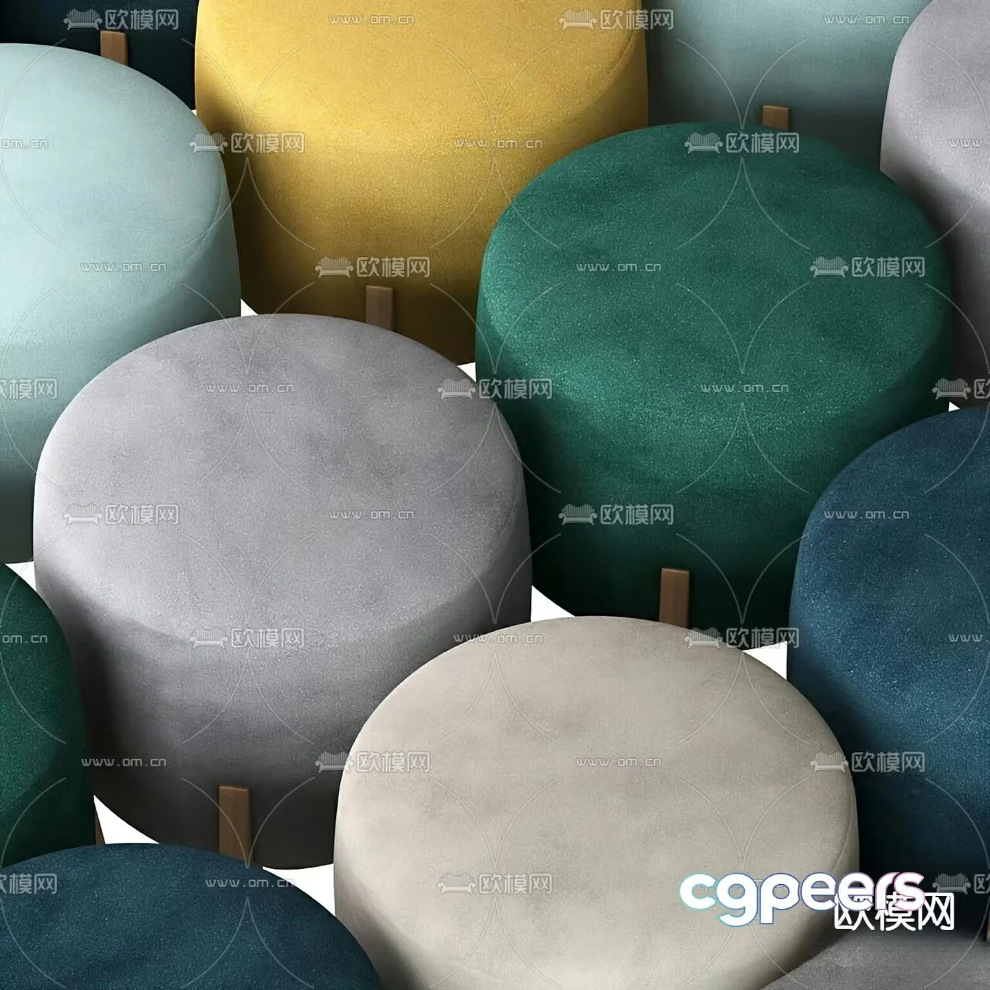 Exquisite stool 3d model