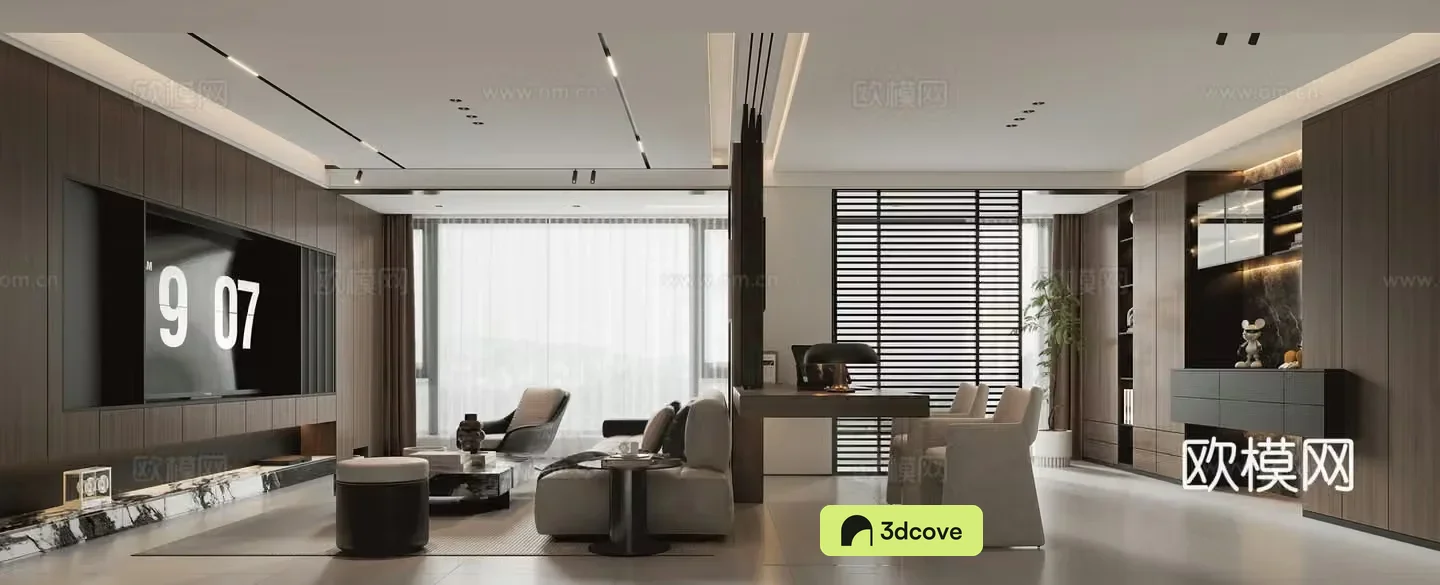 Modern Italian dining room
