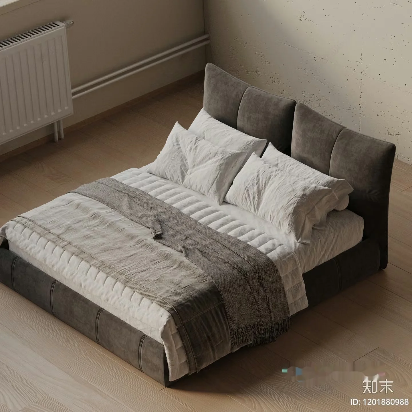 Cozy Bedroom 3D Model – 22347 – VRAY Render