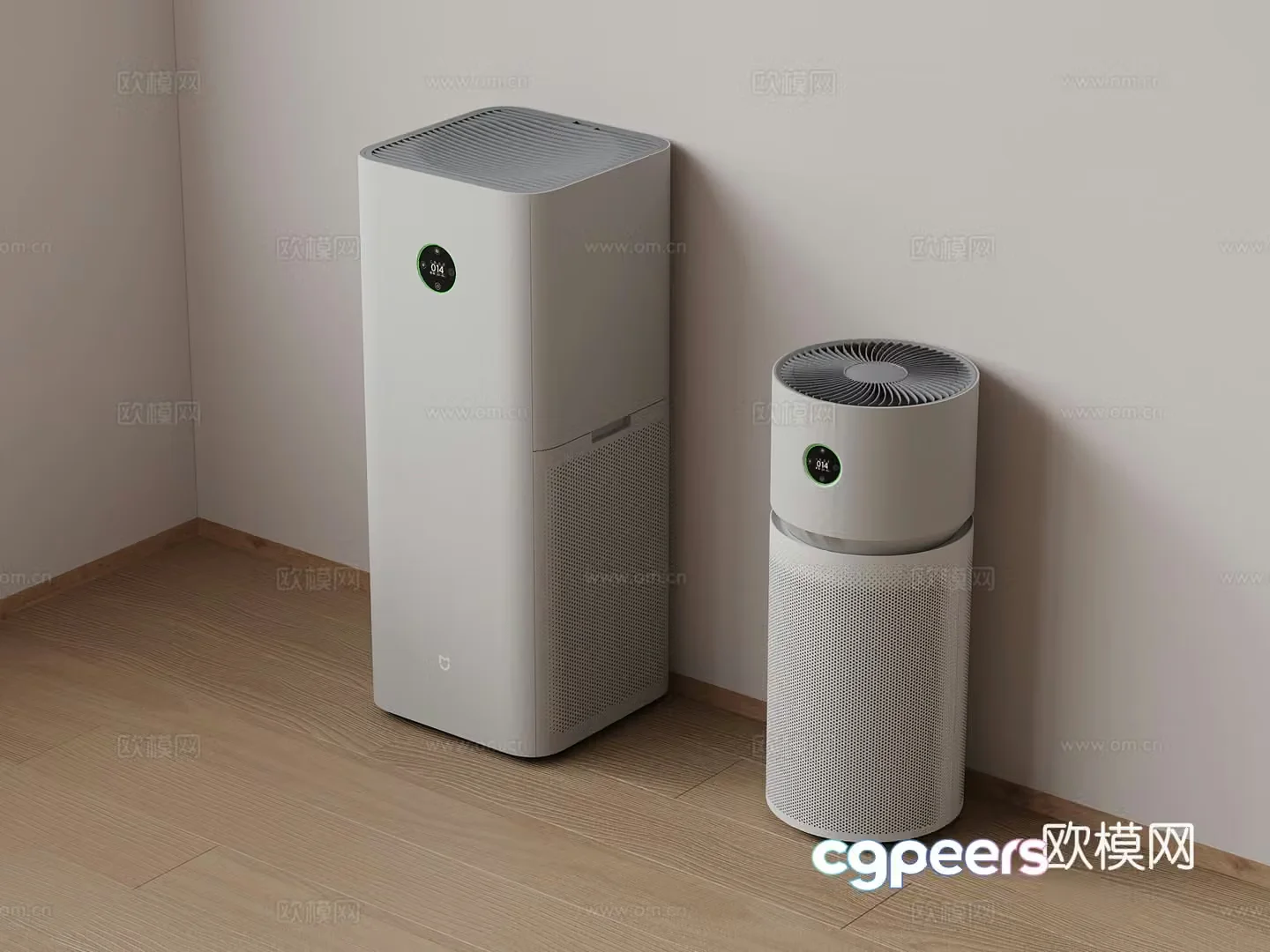 Modern air purifier 3d model