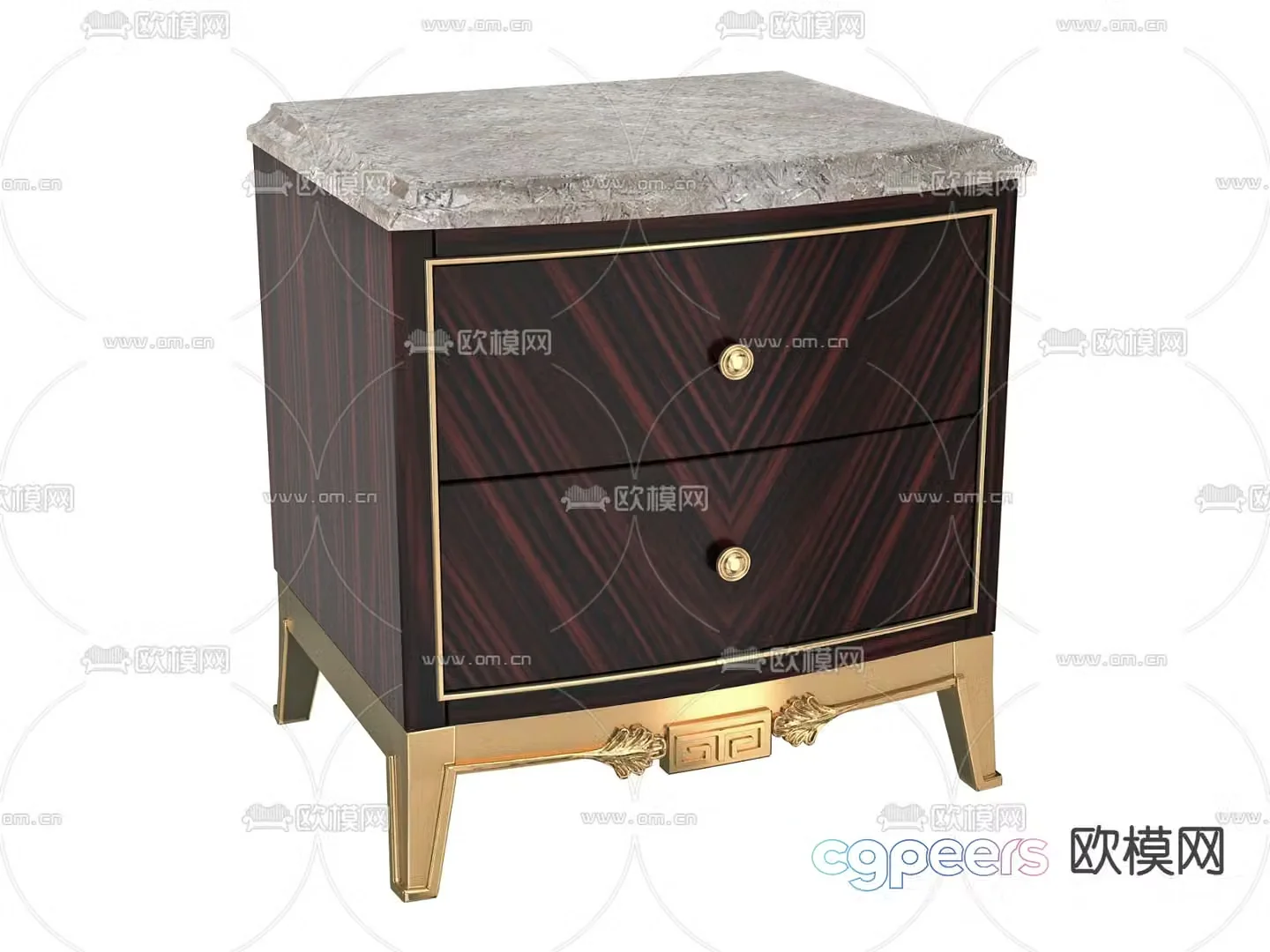 bedside table 3d model